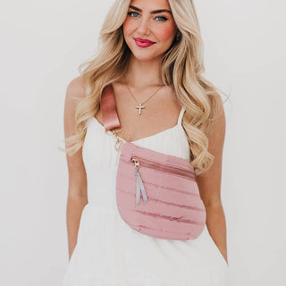 Jolie Puffer Belt Bag – Multiway Quilted Crossbody & Fanny Pack