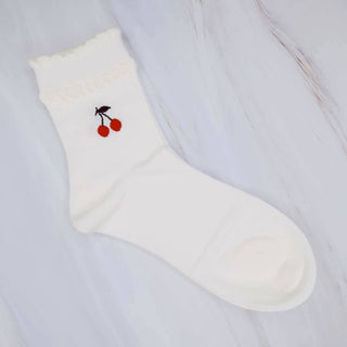 Cherries All Over Sock Set – Set of 2