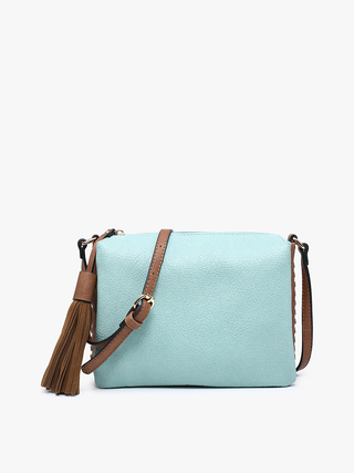 Sabrina 2 Tone Crossbody w/ 3 Compartments