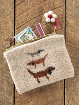 Intarsia Sweater Pouch – Cozy Knit Charm for Everyday Treasures