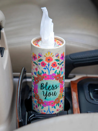 Car Tissues, Set of 3 – Cupholder-Friendly Travel Tissues