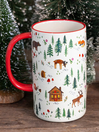 Woodland Critters Latte Mug – Handcrafted Style & Heartfelt Inspiration