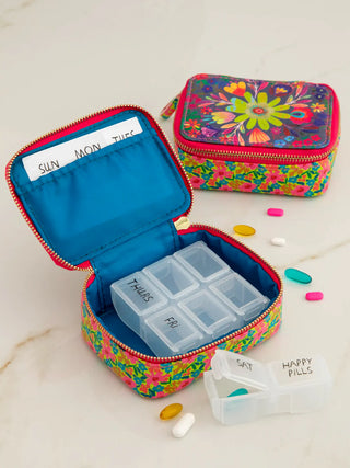 Getaway Daily Pill Case – Pink Neon Green