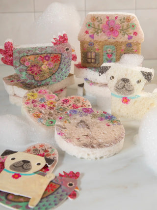 Puff Up Sponges – Set of 5 Expandable Biodegradable Sponges