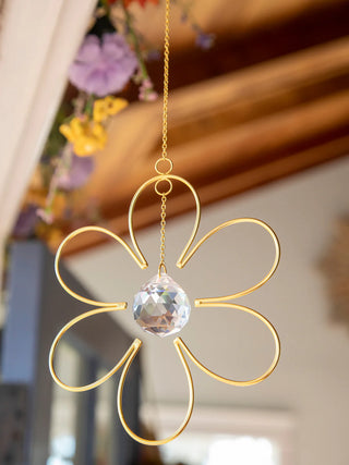 Whimsy Glass Sun Catcher – Flower