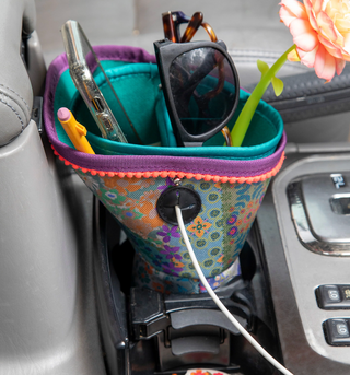 Natural Life Car Cup Holder Organizer