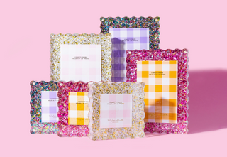 Picture Frame - Medium - Colorful Confetti & Pearl