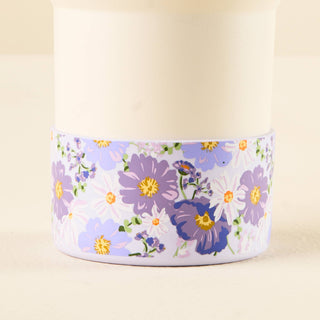 Tumbler Silicone Boot-Bouquet Beauty Purple