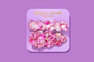 Confetti Hair Clip Set – Available in 4 Colors