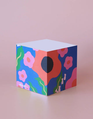 Idlewild Co. Sticky Note Cubes – 720 Sheets with Hand-Painted Wraparound Designs