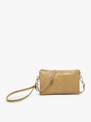 Riley Vegan Lizard Crossbody/Wristlet