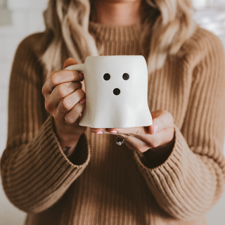 Ghost Face Ceramic Mug – 12oz