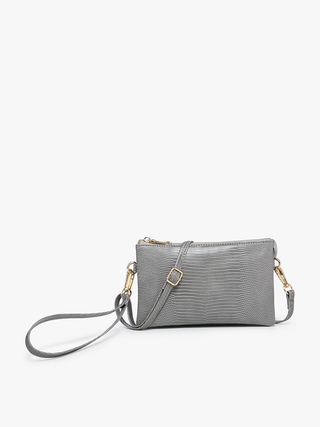 Riley Vegan Lizard Crossbody/Wristlet