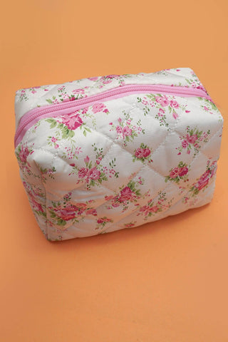 FLORAL TOILE PATTERN MAKEUP COSMETIC POUCH BAG | 40P562