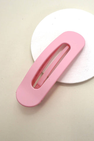 Oval Lay Down Flat Hair Claw Clip – Sleep-Friendly, Minimalist Grip