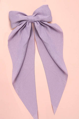 Organza Sheer Bow Ribbon Hair Clips