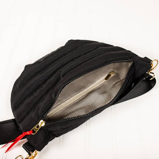 Jolie Puffer Belt Bag – Multiway Quilted Crossbody & Fanny Pack