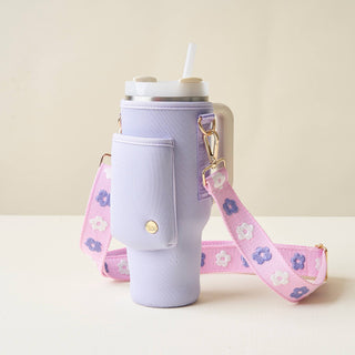 Tumbler Sling – Hands-Free Convenience with Style - 11 Patterns