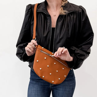 Pretty Simple Chic Gold Studded Westlyn Bum Bag