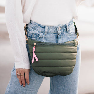 Jolie Puffer Belt Bag – Multiway Quilted Crossbody & Fanny Pack