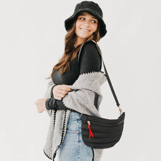 Jolie Puffer Belt Bag – Multiway Quilted Crossbody & Fanny Pack