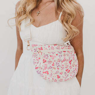 Jolie Puffer Belt Bag – Multiway Quilted Crossbody & Fanny Pack