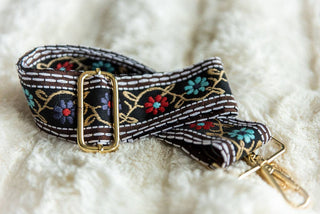 Crossbody Guitar Strap – Flower Power