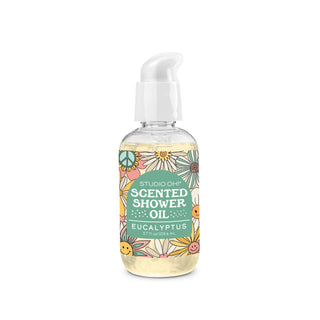 Studio Oh! Hydrating Shower Oil – 3.7 fl oz – Wildflower, Calendula, Eucalyptus & Mandarin Scents