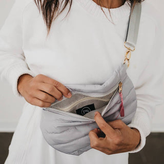 Jolie Puffer Belt Bag – Multiway Quilted Crossbody & Fanny Pack