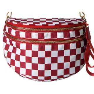 Farah Fanny Bum Bag – Red & White Checkered