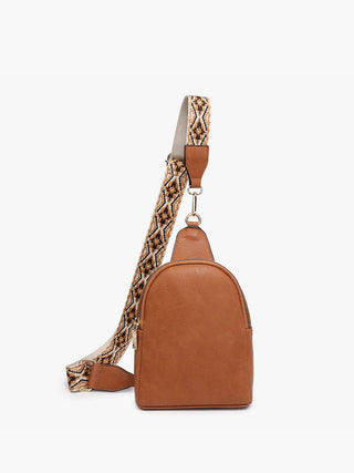 Ellen Vegan Guitar Strap Sling Bag – Compact Trendy Crossbody