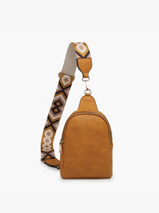 Ellen Vegan Guitar Strap Sling Bag – Compact Trendy Crossbody