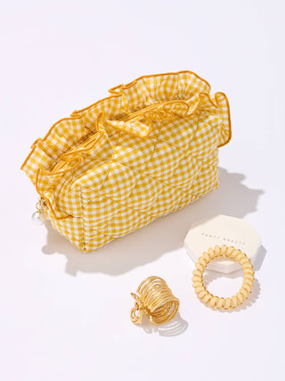 Shiraleah Fancy Small Zip Pouch - Yellow