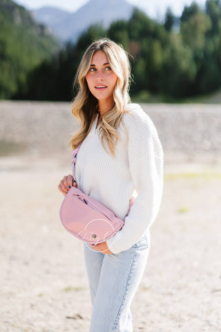 Margot Moon Belt Bag – Taupe, Black, Mocha & Blush | Nylon Crossbody