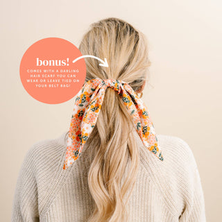 All You Need Belt Bag with Hair Scarf - Natural Beige