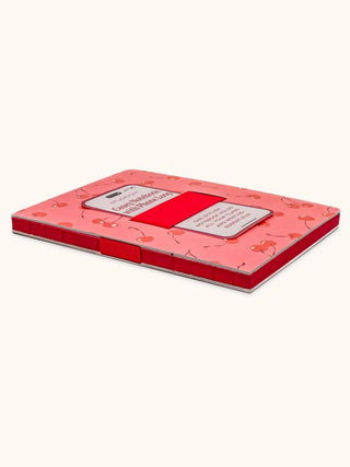 Fresh-Picked Cherries Casey Notebook with Phone Loop – 192 Lined Pages – 100 gsm Paper – 7.12" x 9.62"