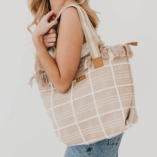Fae Fringe Tote Bag – Black or Tan