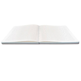 Fully Booked Medium Coptic-Bound Journal – 192 Lined Pages – Foil Hardcover – 6.5" x 8.625"