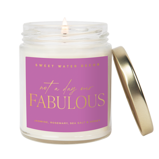 *NEW* Not A Day Over Fabulous Soy Candle (Gold Foil)