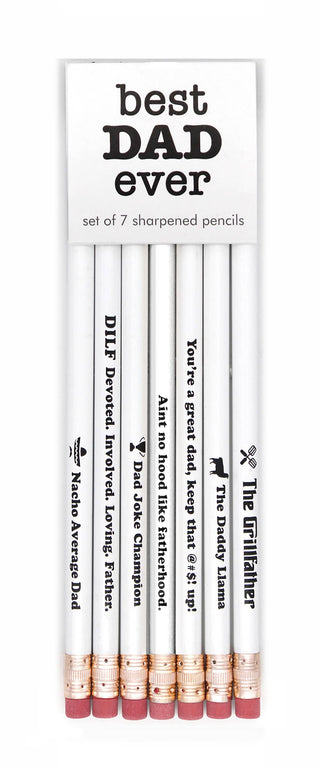 BEST DAD EVER PENCIL SET