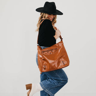Tabitha Tote – Vegan Leather Shoulder & Crossbody Bag